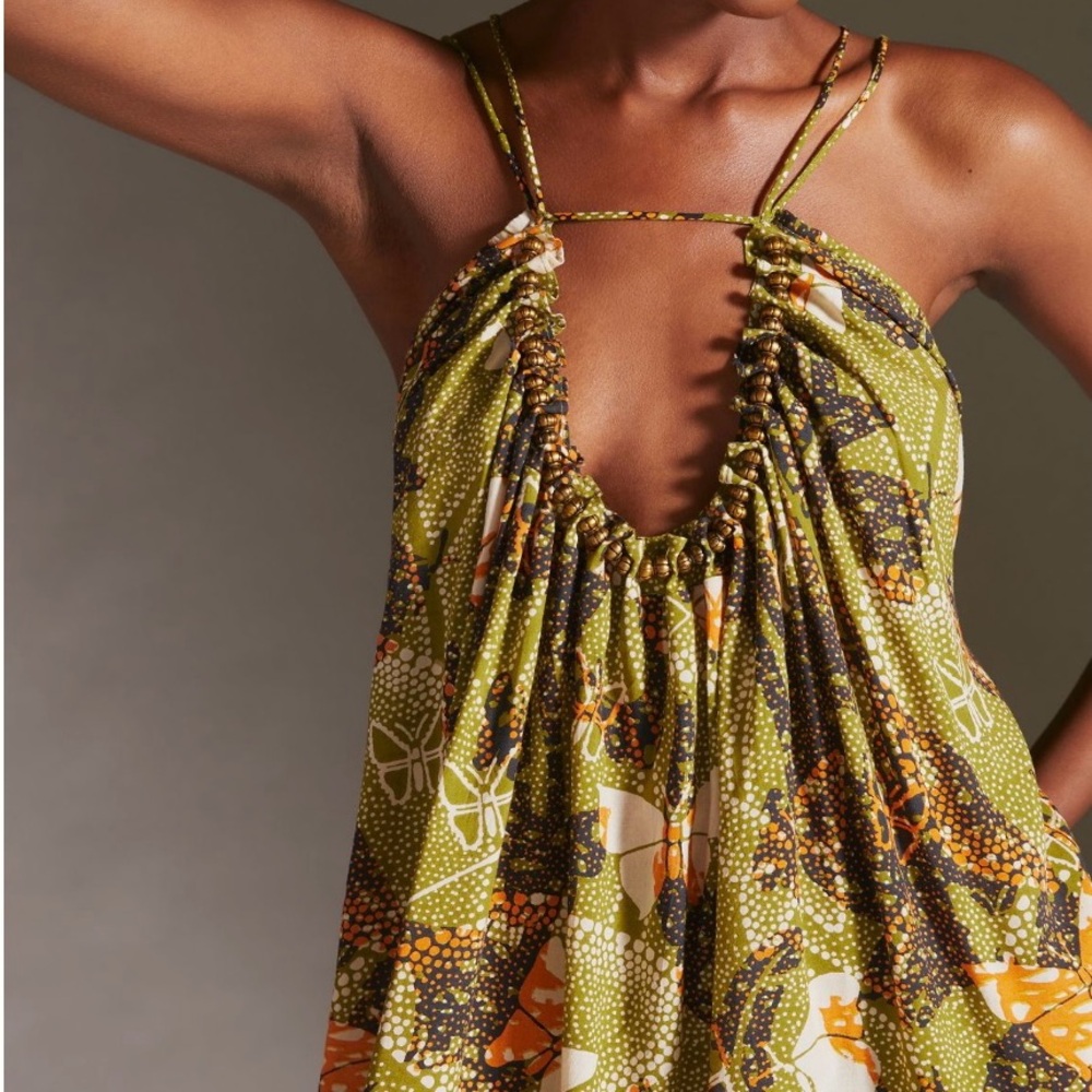 NWT Green Floral Women's Dress